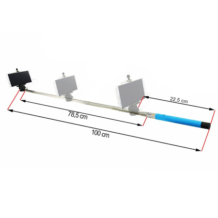 Palo selfie con disparador AABCOOLING Selfie Stick 2 Green