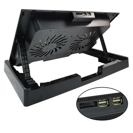 Base raffreddamento notebook AABCOOLING NC80, 2×125 mm