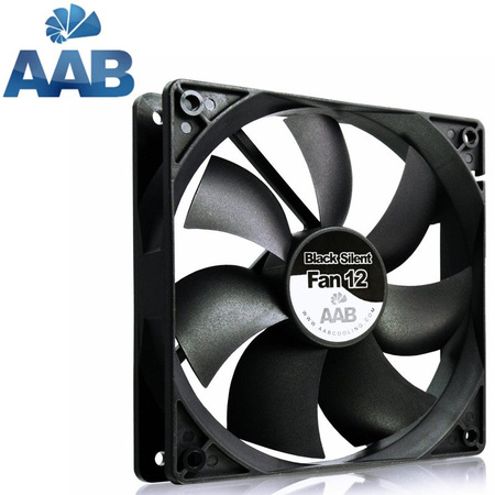 Ventilaator 120 mm AABCOOLING Black Silent Fan 12