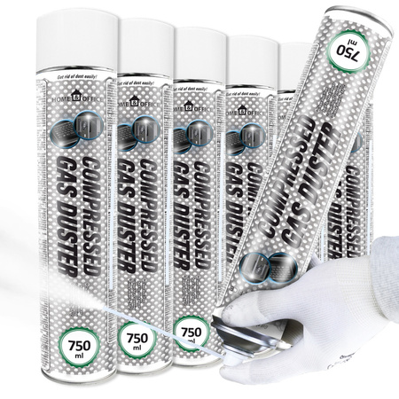 6x Trykluftspray AABCOOLING Home&Office 750 ml