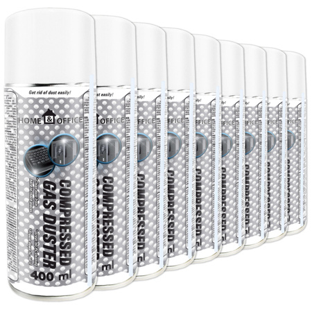 9x Сгъстен въздух AABCOOLING Home&Office 400 ml