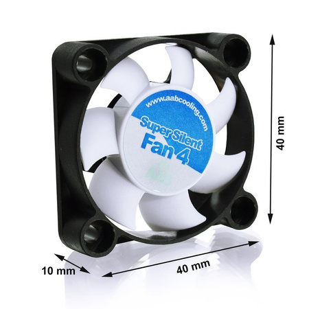3x Тих вентилатор 40 mm AABCOOLING Super Silent Fan 4