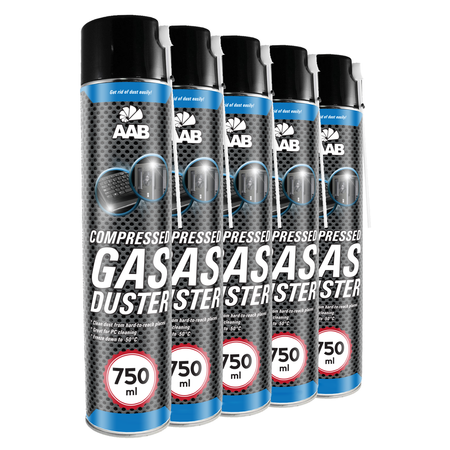 5x AABCOOLING Compressed gas duster 750ml – aire comprimido