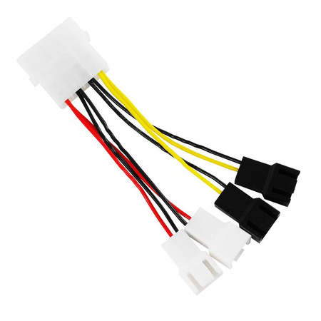 Разклонител Molex за 4 вентилатора 3-pin AABCOOLING C12