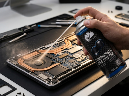 3x AABCOOLING Compressed gas duster 400ml – aire comprimido spray