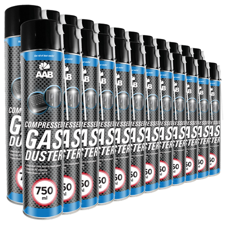 24x AABCOOLING Compressed gas duster 750ml – aer comprimat