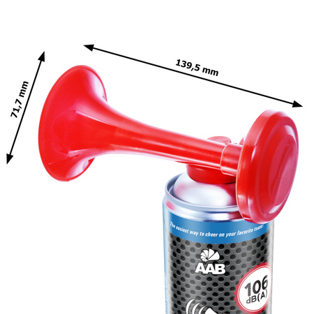 24x Druckluftfanfare AABCOOLING Signal Horn 40g
