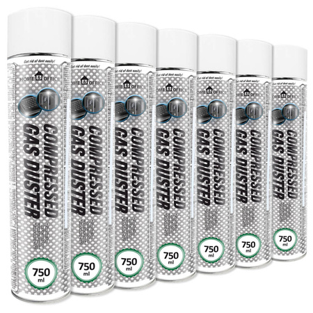 7x Сгъстен въздух AABCOOLING Home&Office 750 мл
