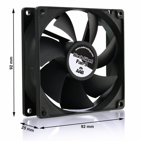 Вентилатор 92 мм AABCOOLING Black Silent Fan 9