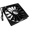 3x Ventiliatorius 140 mm AABCOOLING Black Silent Fan 14